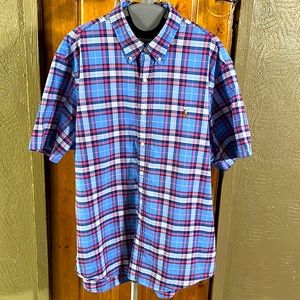 Ralph Lauren Classic Fit Short Sleeve Button Up Size: XXL